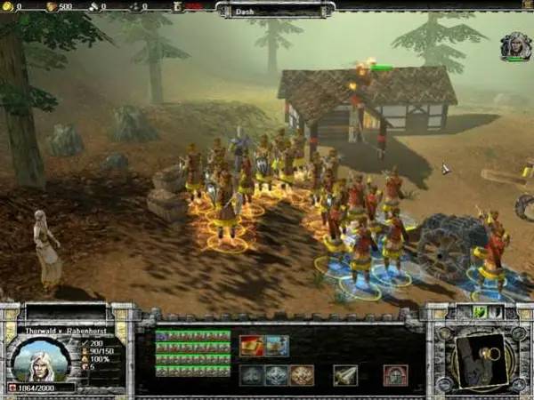 Иллюстрация уровня Castle Strike с деталями окружения