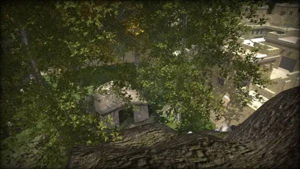 Иллюстрация уровня CastleGuard с деталями окружения