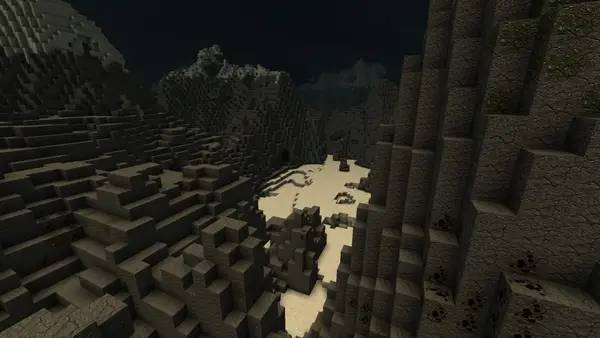 Иллюстрация уровня CastleMiner Z с деталями окружения