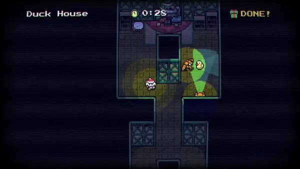 Иллюстрация уровня Cave Story's Secret Santa с деталями окружения