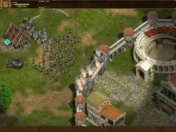 Иллюстрация уровня Celtic Kings Rage of War с деталями окружения