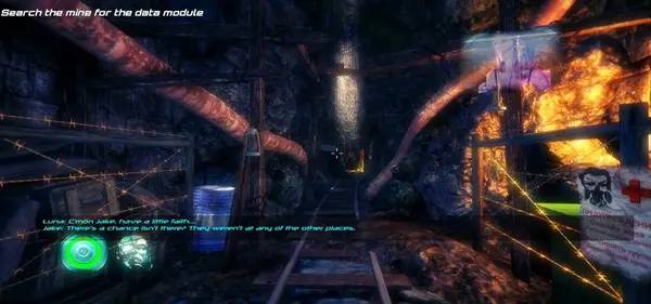 Иллюстрация уровня Chasing Dead с деталями окружения