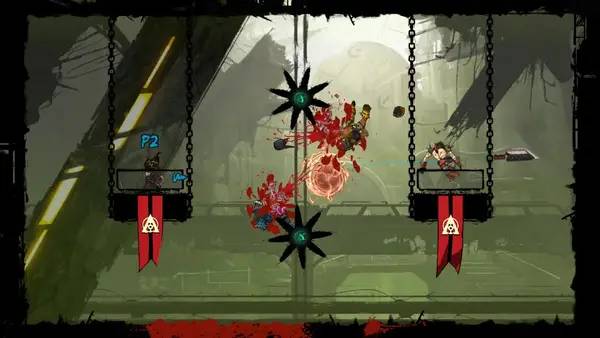 Иллюстрация уровня CHOP с деталями окружения