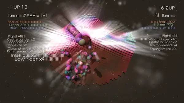 Иллюстрация уровня Cloudrift с деталями окружения