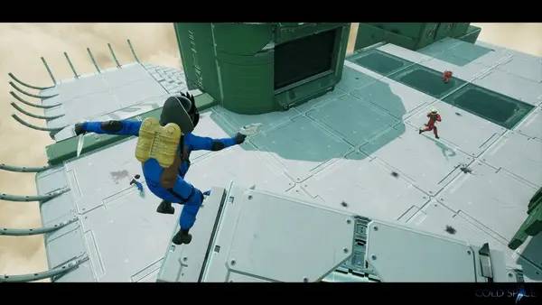 Иллюстрация уровня Cold Space с деталями окружения