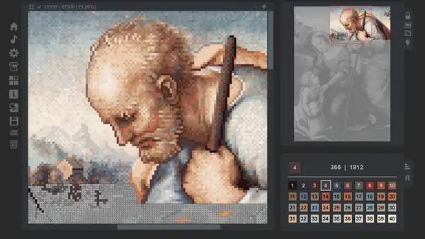 Иллюстрация уровня Coloring Game 2 с деталями окружения