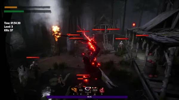 Иллюстрация уровня Combat Master Battle to DEATH с деталями окружения