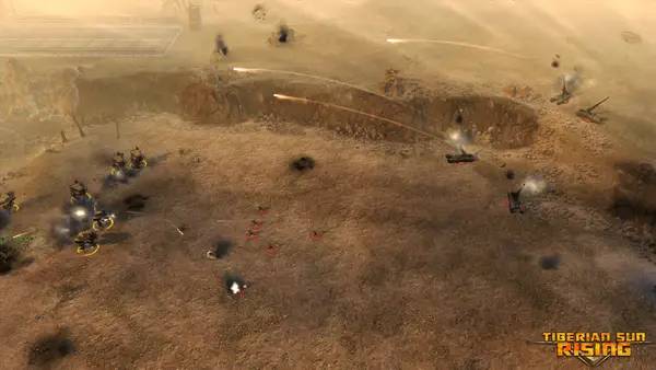 Иллюстрация уровня Command & Conquer 3 Tiberian Sun Rising с деталями окружения