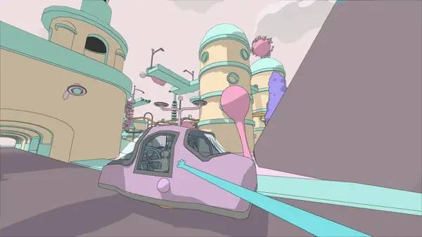 Иллюстрация уровня Completely Stretchy с деталями окружения