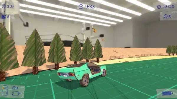 Иллюстрация уровня Concept Destruction с деталями окружения