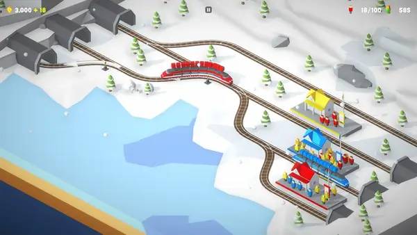 Иллюстрация уровня Conduct DELUXE! с деталями окружения