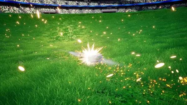 Иллюстрация уровня Contrablade Stadium Rush с деталями окружения