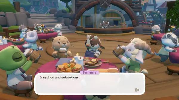 Иллюстрация уровня Cozy Caravan с деталями окружения