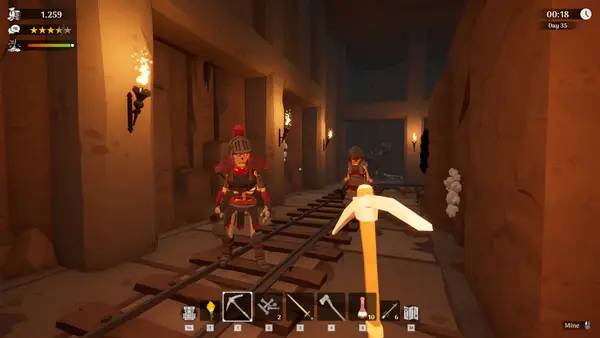 Иллюстрация уровня Cozy Keep Farm, Craft, Manage с деталями окружения