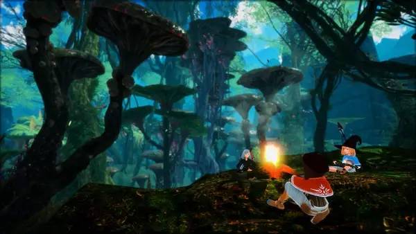 Иллюстрация уровня Craftopia с деталями окружения