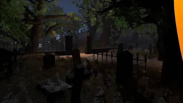 Иллюстрация уровня Creature Discomfort с деталями окружения