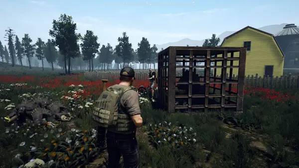 Иллюстрация уровня Creatures Inc с деталями окружения