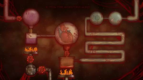 Иллюстрация уровня Creep с деталями окружения