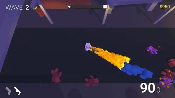 Иллюстрация уровня Cube Defense с деталями окружения