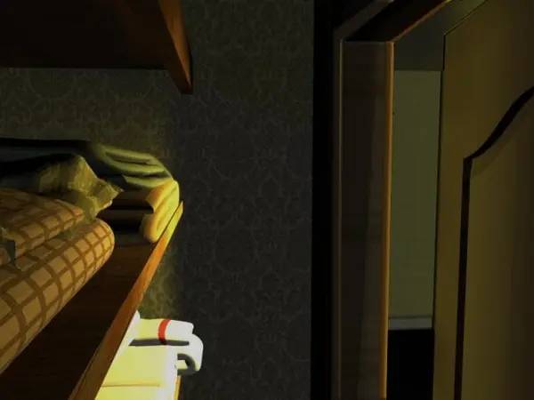 Иллюстрация уровня Curse of Slate Rock Manor с деталями окружения