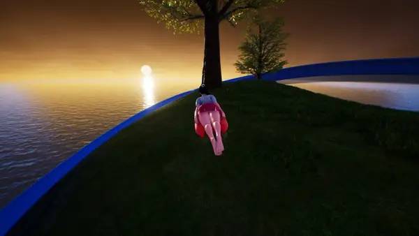 Иллюстрация уровня Curves с деталями окружения