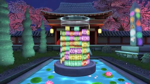 Иллюстрация уровня Cylinder  Puzzles Returned с деталями окружения