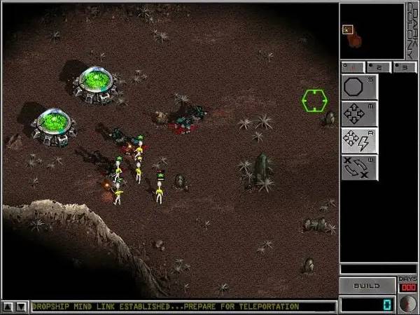 Иллюстрация уровня Dark Colony с деталями окружения