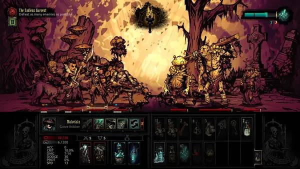 Иллюстрация уровня Darkest Dungeon  The Color Of Madness с деталями окружения