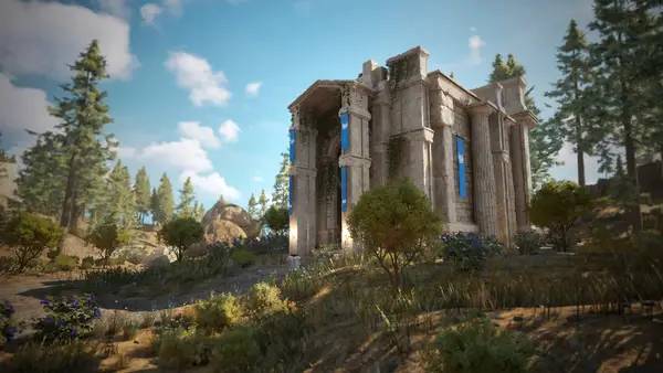 Иллюстрация уровня Dawn of Defiance с деталями окружения