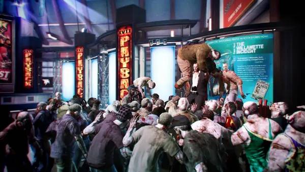 Иллюстрация уровня Dead Rising 2  Off the Record с деталями окружения