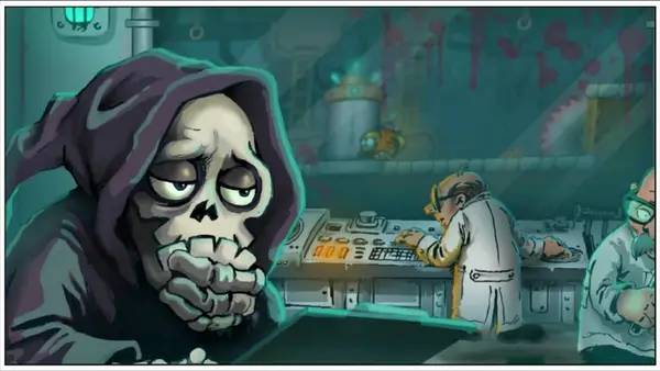 Иллюстрация уровня Deadlings Rotten Edition с деталями окружения