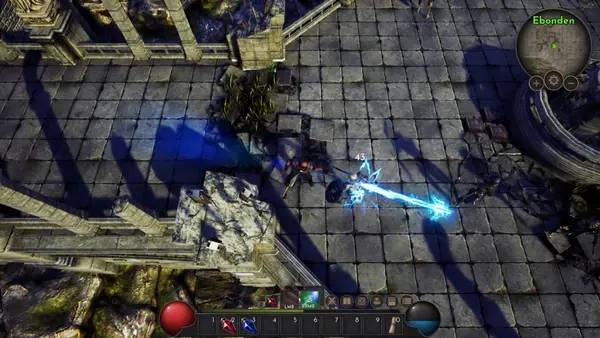 Иллюстрация уровня Deadsiege с деталями окружения