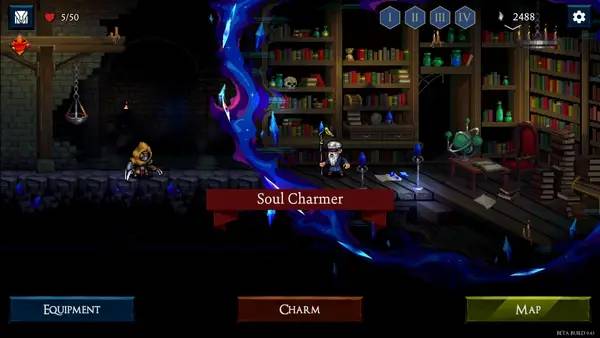 Иллюстрация уровня Deck of Souls с деталями окружения