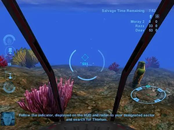 Иллюстрация уровня Deep Fighter с деталями окружения