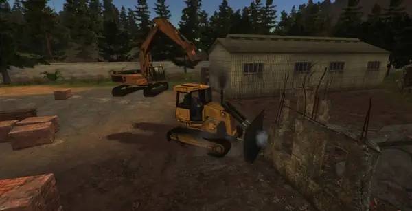 Иллюстрация уровня Demolish and Build 2017 с деталями окружения