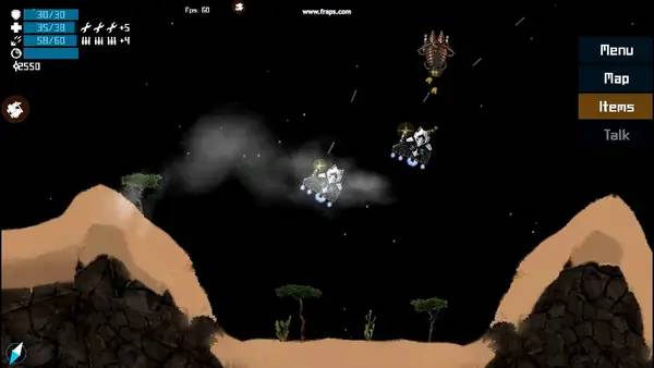 Иллюстрация уровня Destination Sol с деталями окружения