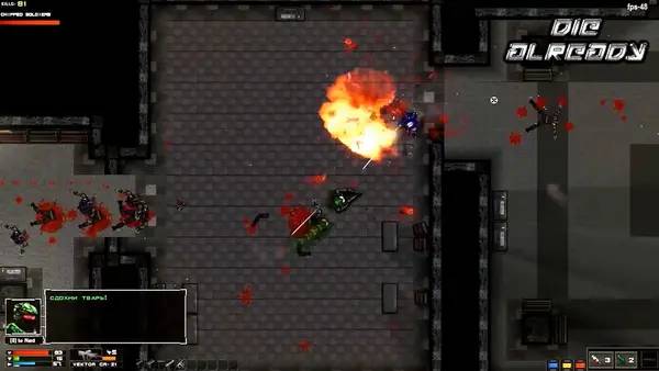 Иллюстрация уровня Die Already с деталями окружения