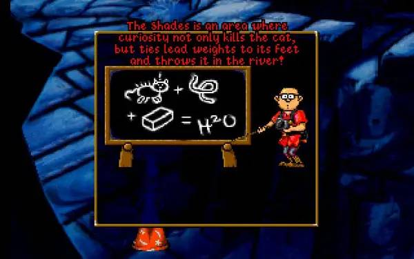 Иллюстрация уровня Discworld с деталями окружения