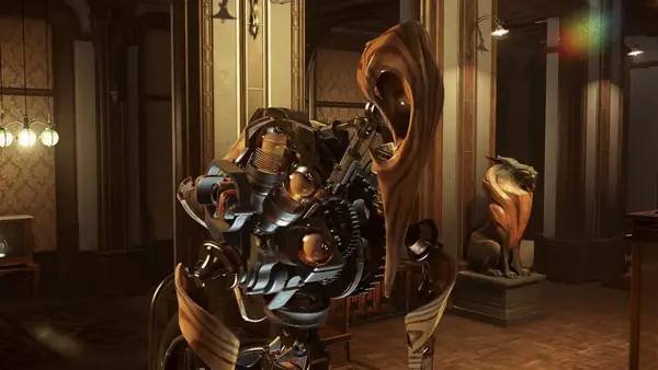 Иллюстрация уровня Dishonored 2 с деталями окружения