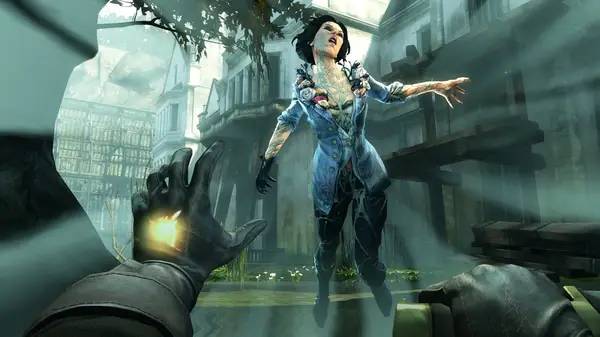 Иллюстрация уровня Dishonored The Brigmore Witches с деталями окружения