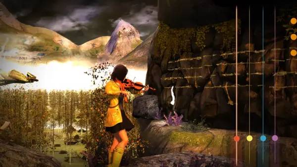 Иллюстрация уровня Distortions с деталями окружения