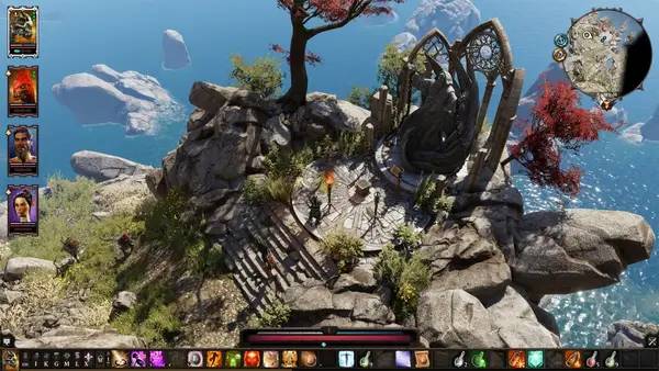 Иллюстрация уровня Divinity  Original Sin 2 - Definitive Edition с деталями окружения
