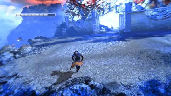 Иллюстрация уровня DmC Devil May Cry Vergil's Downfall с деталями окружения