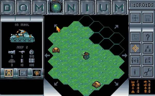 Иллюстрация уровня Dominium с деталями окружения