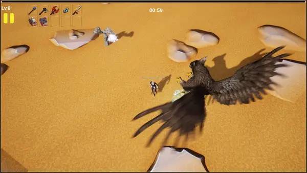 Иллюстрация уровня Don't Get Caught с деталями окружения