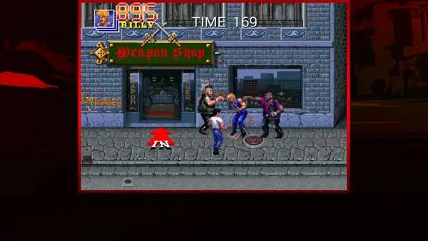 Иллюстрация уровня Double Dragon Trilogy с деталями окружения