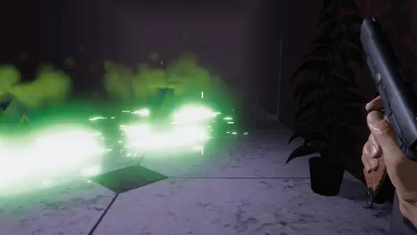 Иллюстрация уровня DownTheDead с деталями окружения