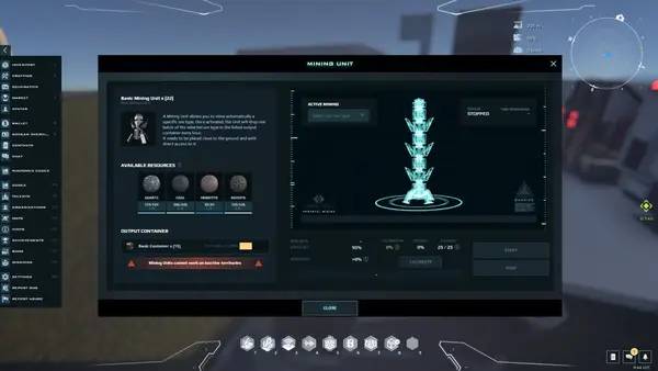 Иллюстрация уровня Dual Universe с деталями окружения