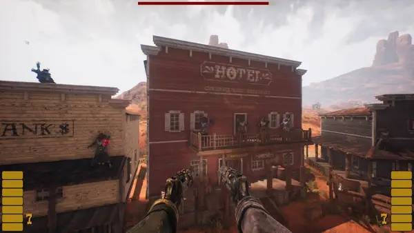 Иллюстрация уровня DuelVox Max Quality с деталями окружения