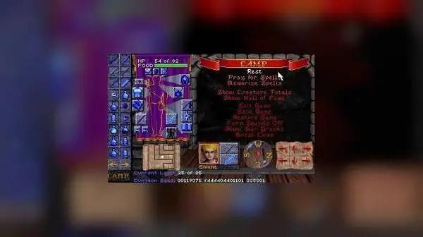 Иллюстрация уровня Dungeon Hack с деталями окружения